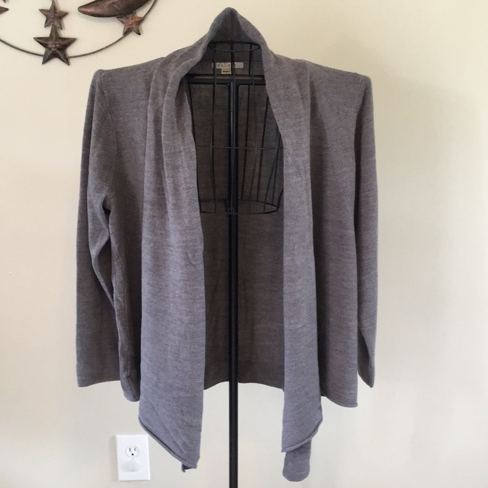 ✂️ RALSEY gray cardigan wrap sweater 1X - Picture 1 of 7
